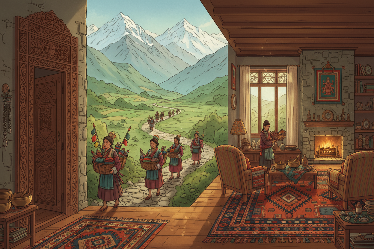 🌿 The Himalayan Legacy: A Journey from the Mountains to Your Home