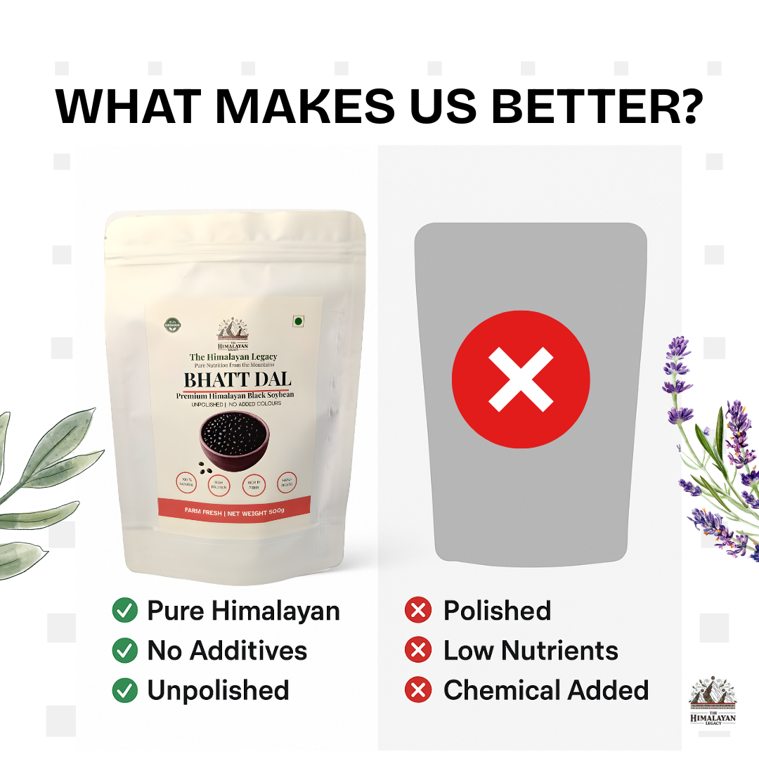 Bhatt Dal – Himalayan Black Soybean (100% Natural & Protein-Rich)