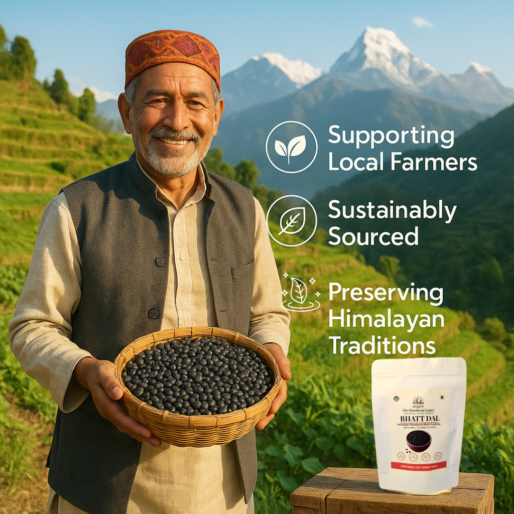 Bhatt Dal – Himalayan Black Soybean (100% Natural & Protein-Rich)