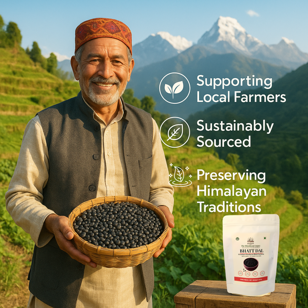 Bhatt Dal – Himalayan Black Soybean (100% Natural & Protein-Rich)