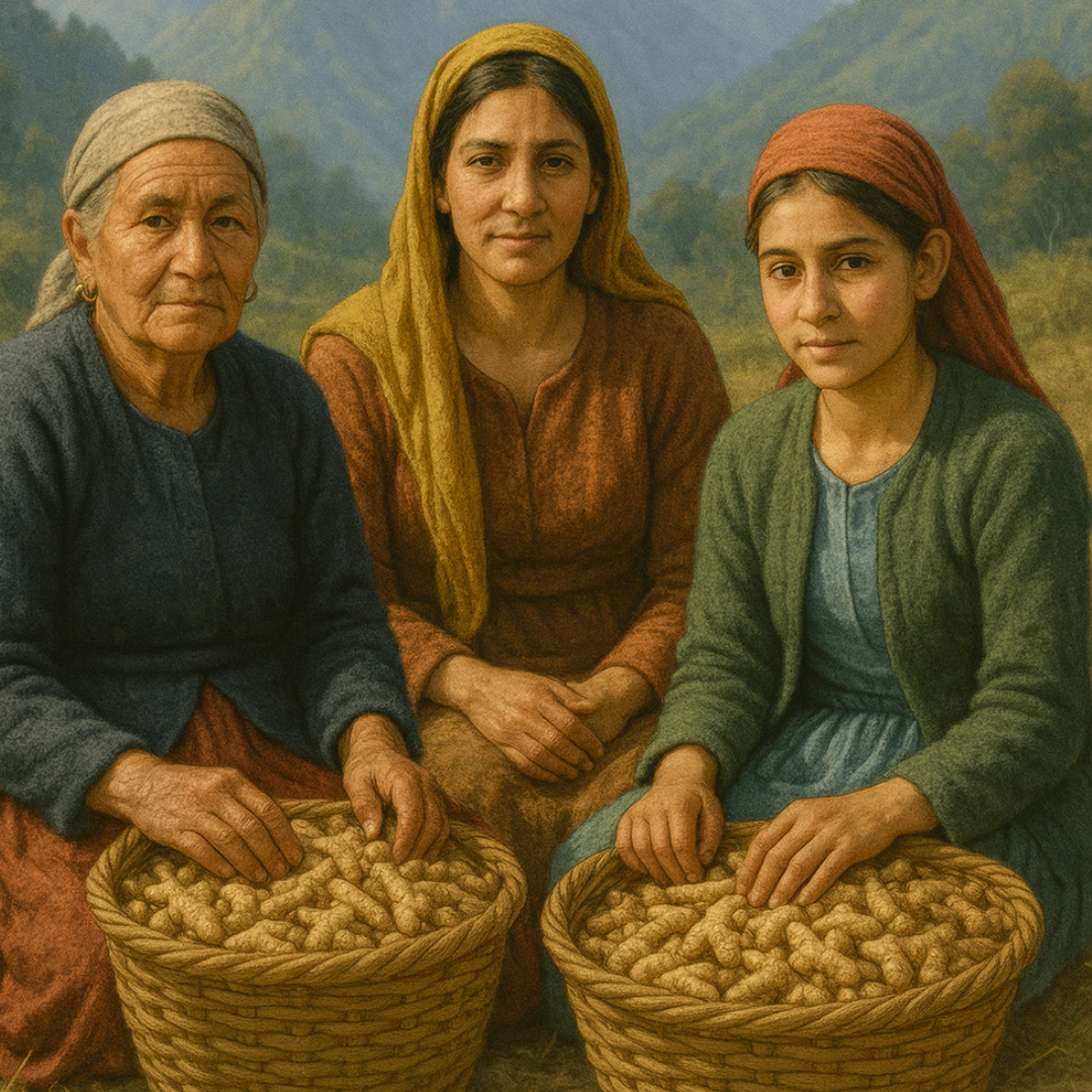 Himalayan Dry Ginger (Sabut Saunth) – Naturally Sun-Dried & Aromatic