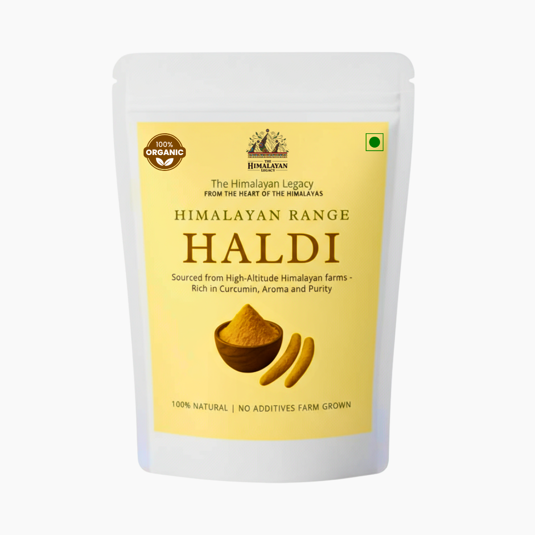 Himalayan Turmeric Powder – Mountain-Grown, Organic & Golden Purity