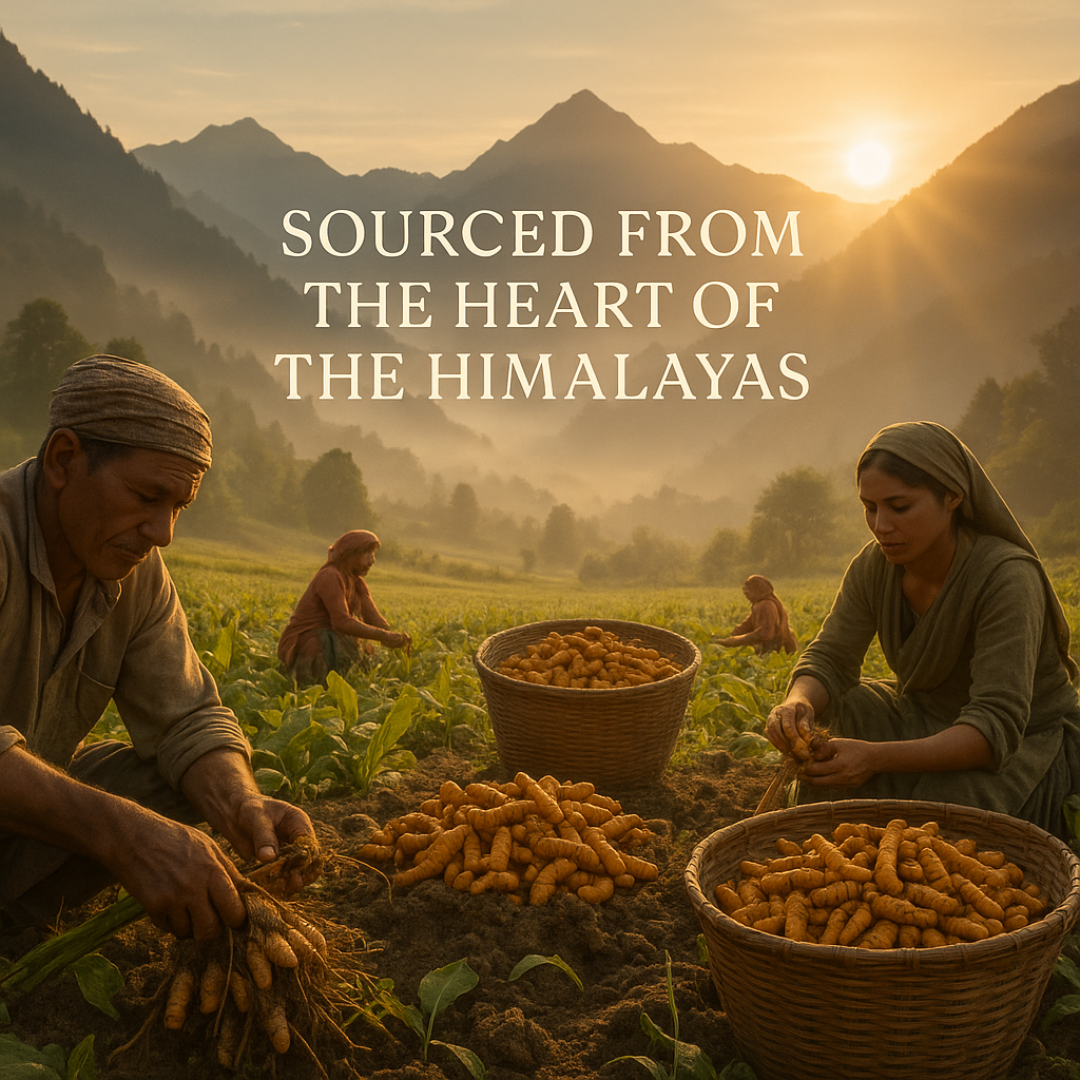 Himalayan Turmeric Powder – Mountain-Grown, Organic & Golden Purity