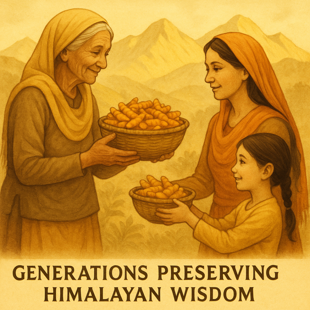 Himalayan Turmeric Powder – Mountain-Grown, Organic & Golden Purity