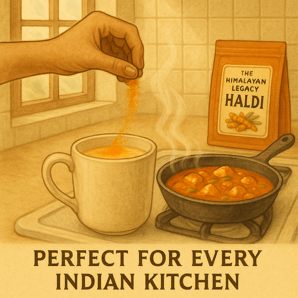 Himalayan Turmeric Powder – Mountain-Grown, Organic & Golden Purity