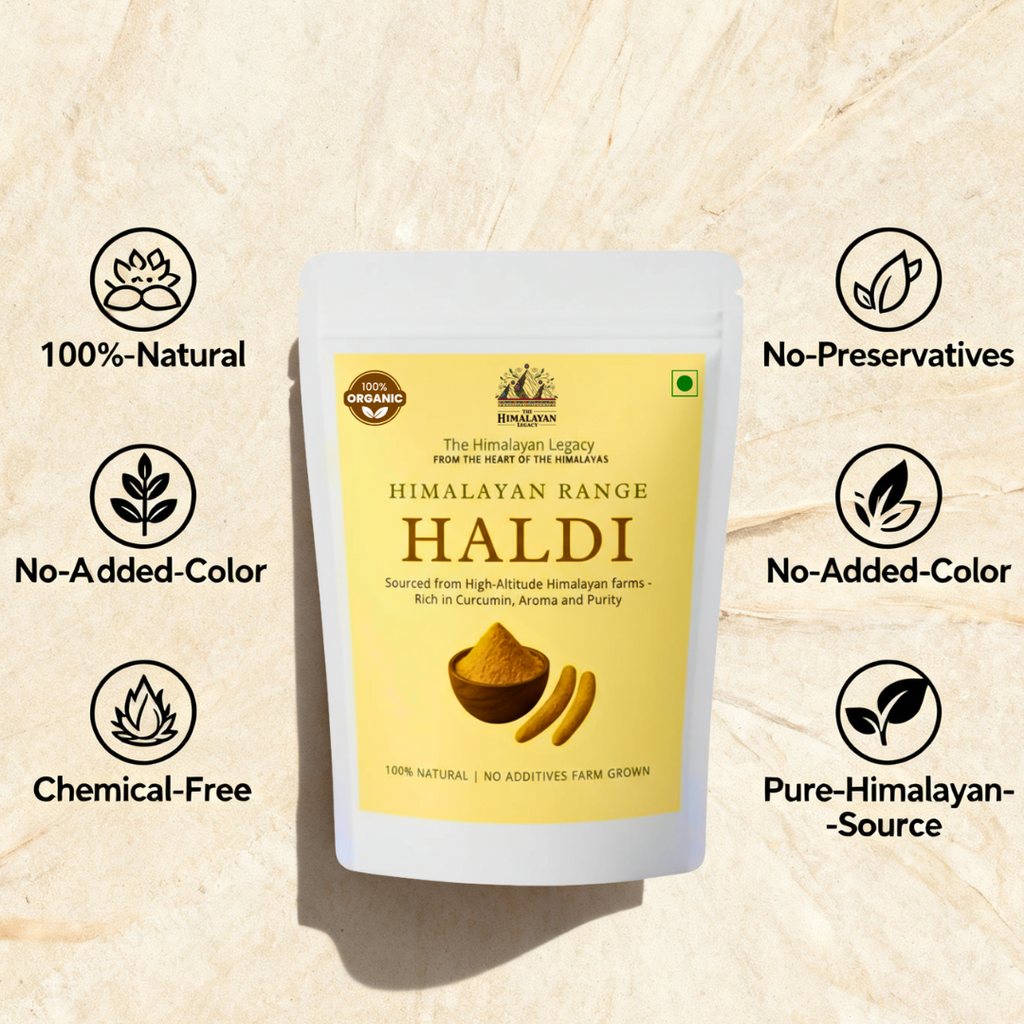 Himalayan Turmeric Powder – Mountain-Grown, Organic & Golden Purity