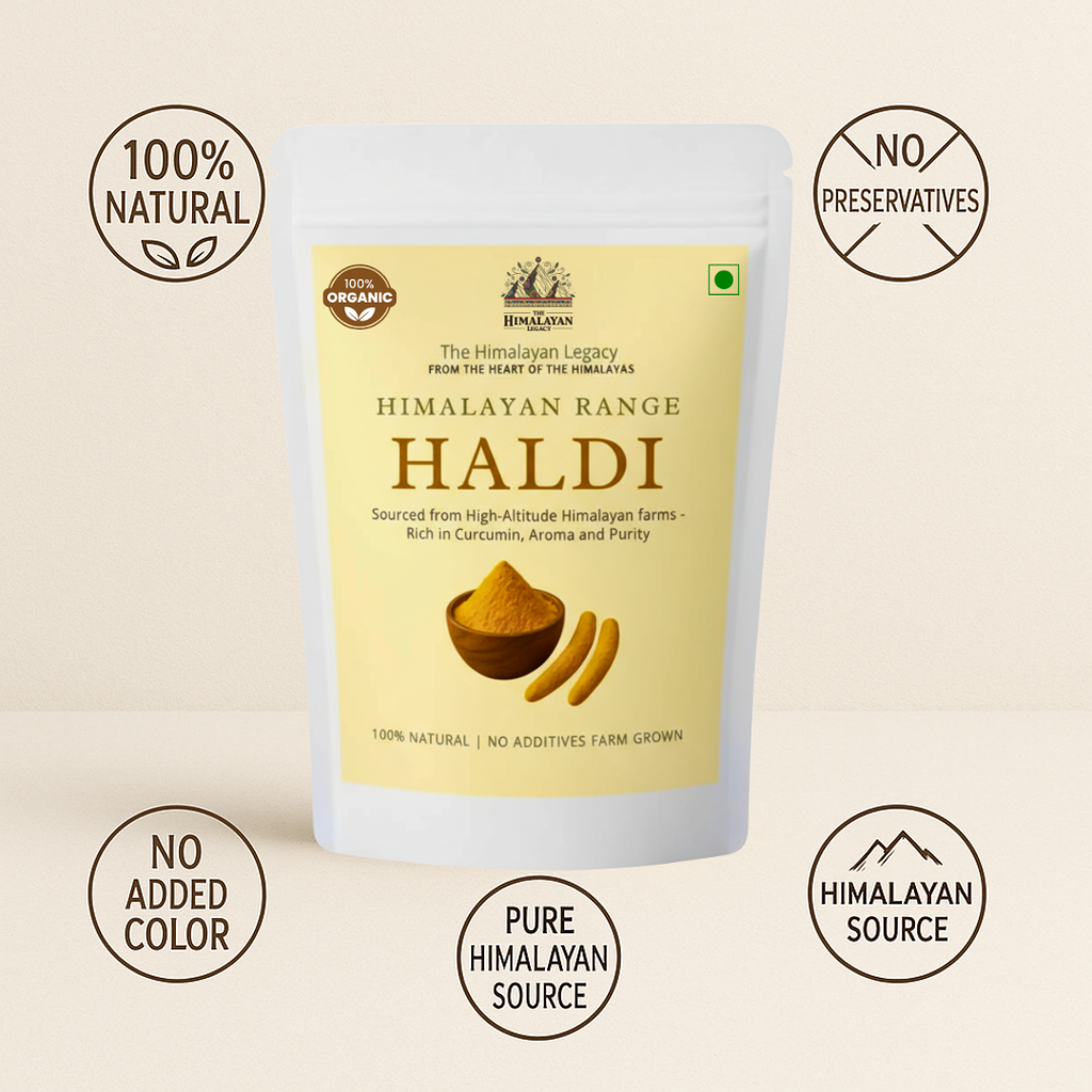 Himalayan Turmeric Powder – Mountain-Grown, Organic & Golden Purity