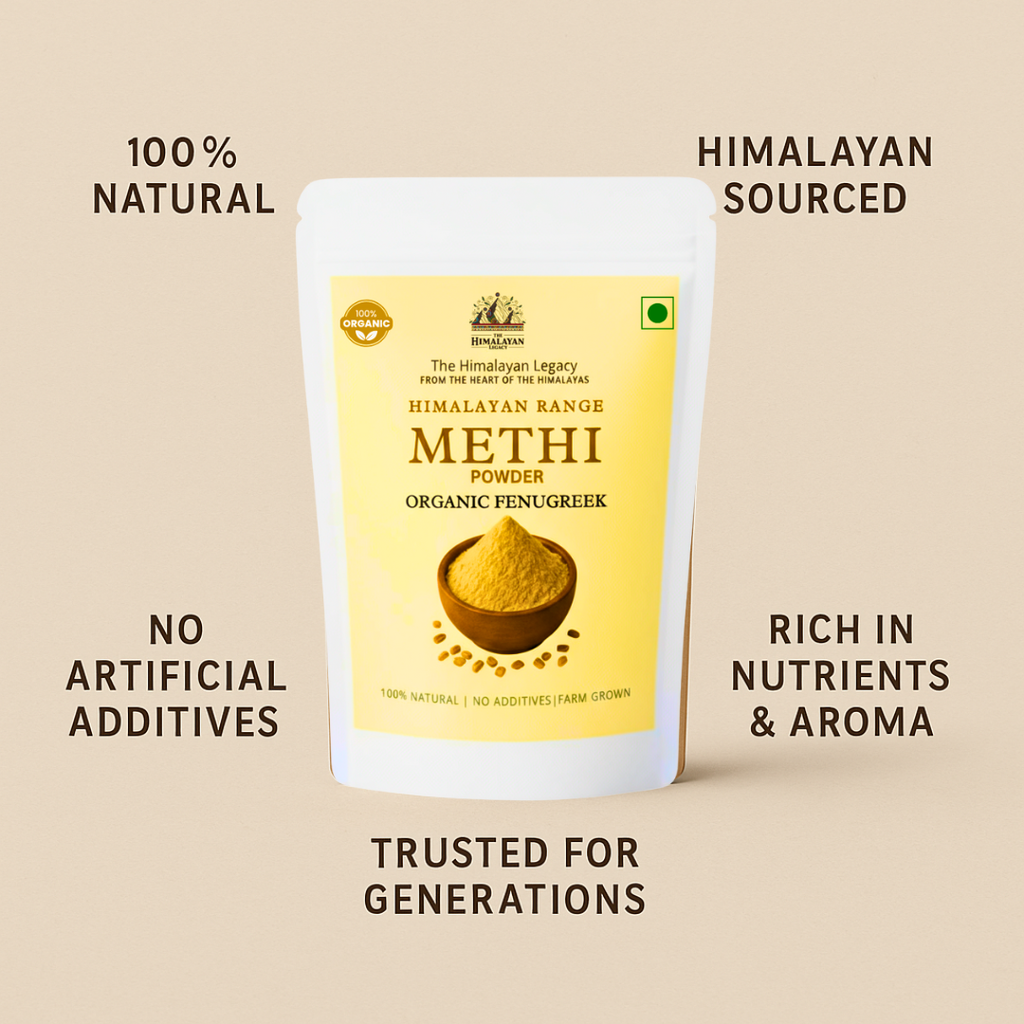 Himalayan Methi Powder – Ground Fenugreek for Health & Flavor