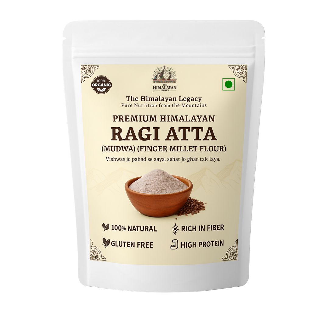 The Himalayan Legacy Whole Ragi (Finger Millet/Madua/Nachni) Grain | Gluten-Free,High Calcium Ragi