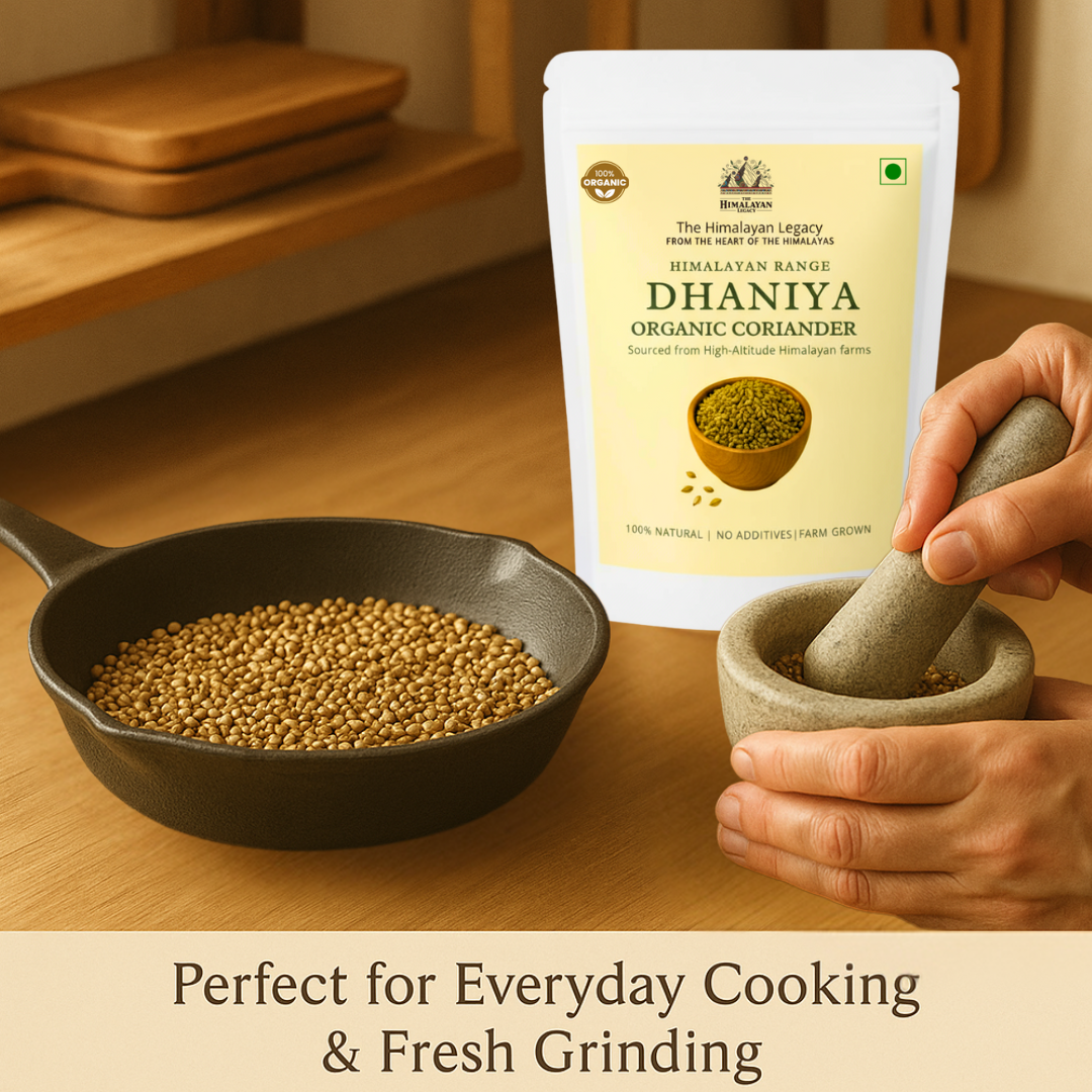 Himalayan Dhania/Coriander Seeds – Aromatic Coriander Seeds from Mountain Farms