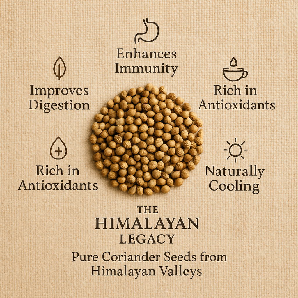 Himalayan Dhania/Coriander Seeds – Aromatic Coriander Seeds from Mountain Farms