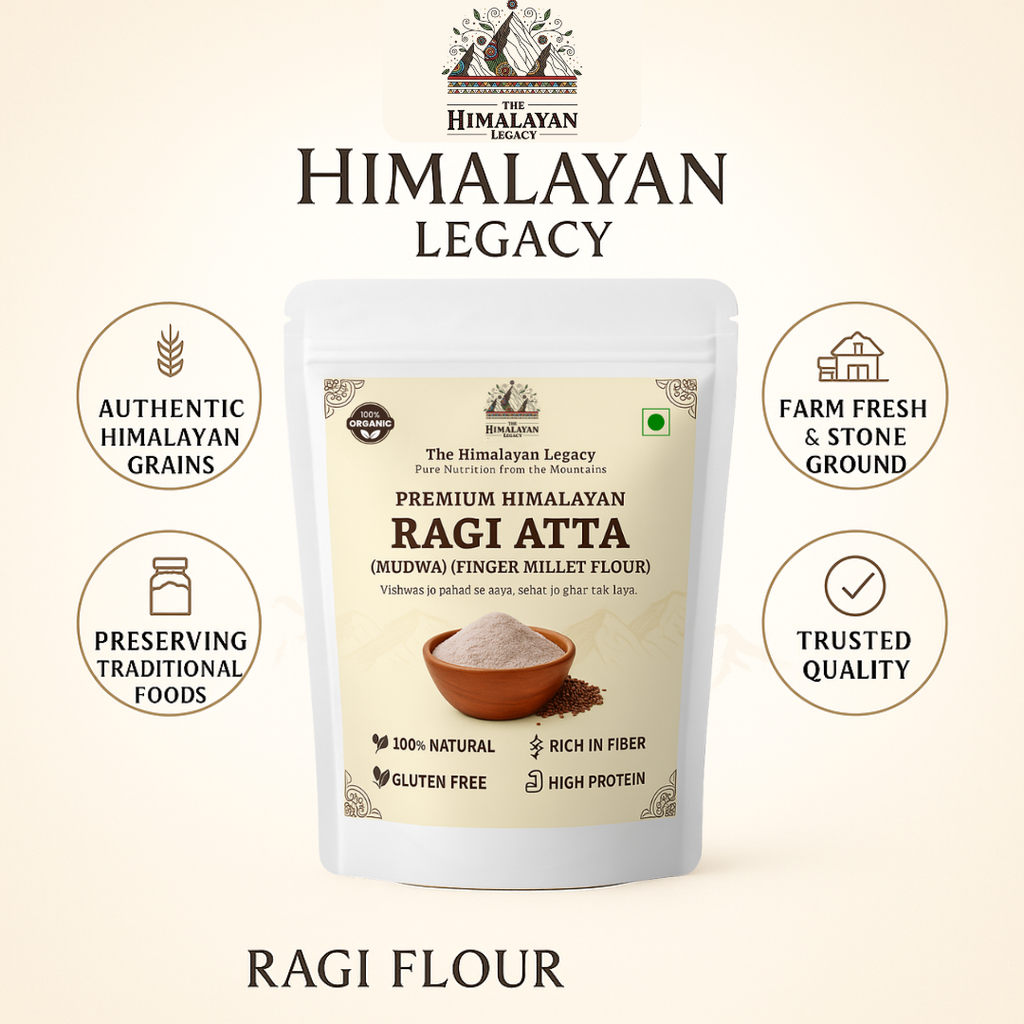 The Himalayan Legacy Whole Ragi (Finger Millet/Madua/Nachni) Grain | Gluten-Free,High Calcium Ragi