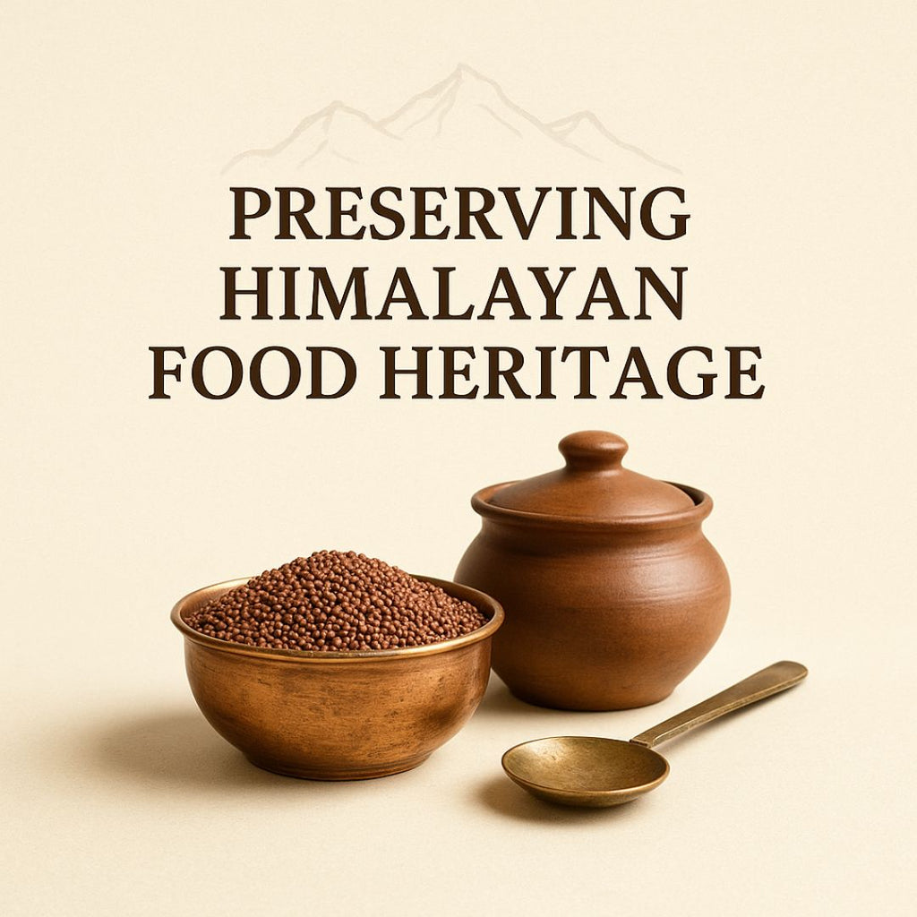 The Himalayan Legacy Whole Ragi (Sabut Finger Millet) Grain | Organic/Hulled | Gluten-Free, Low GI | High Calcium, Iron & Fiber | For Sprouting, Milling, Porridge |